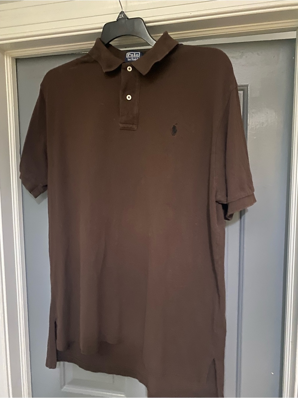 Ralph Lauren Brown Short-Sleeve Polo Shirt